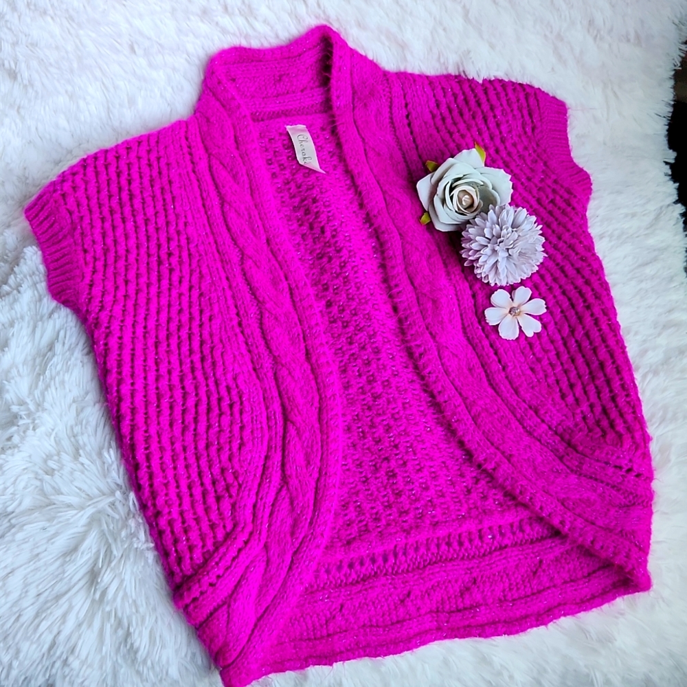 Cherokee short sleeve cardigan